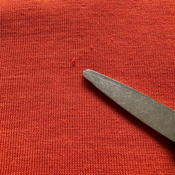 Patagonia Size M Burnt Orange Merino Wool 1/4 Zip Performance Base Layer Shirt - Picture 4 of 16